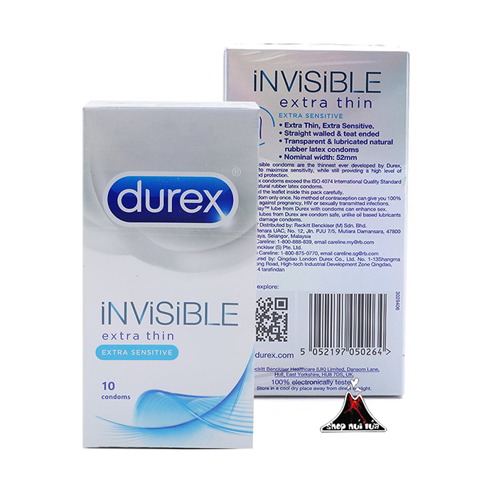Durex Invisible - mỏng như không